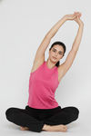 Zelocity Quick Dry Contour Tank Top - Pink Yarrow — thumbnail 3